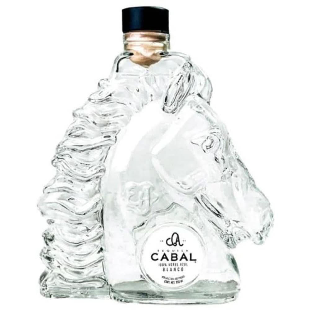 Tequila Cabal Blanco Limited Edition Horse Head Bottle