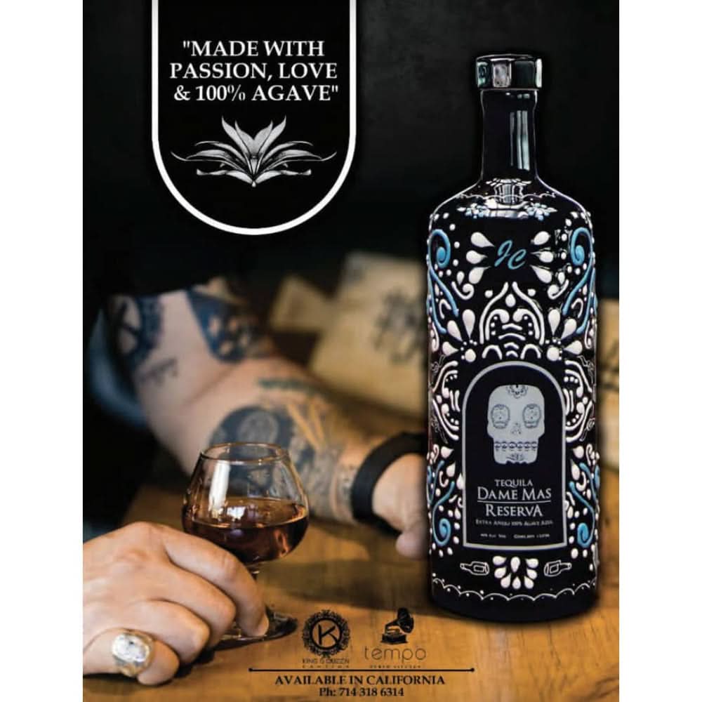 Tequila Dame Mas Reserva Extra Anejo Tequila 1L