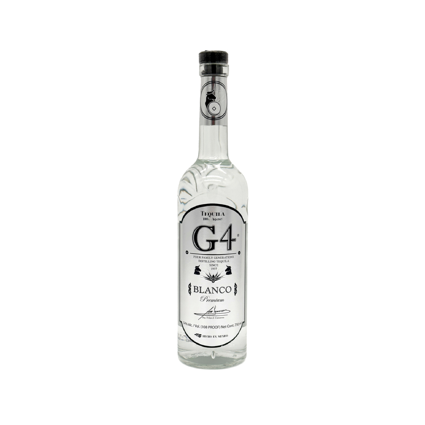 G4 High Proof Blanco Tequila 108 Proof