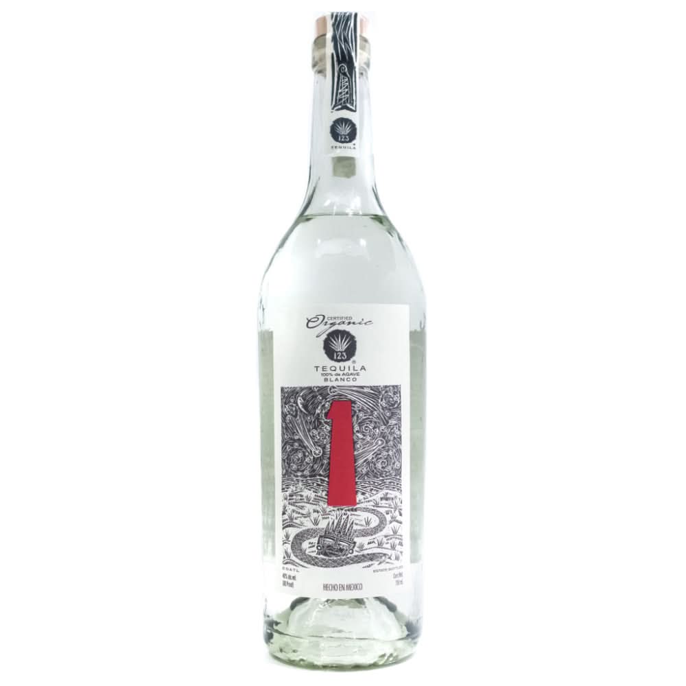 123 Organic Blanco Tequila Uno