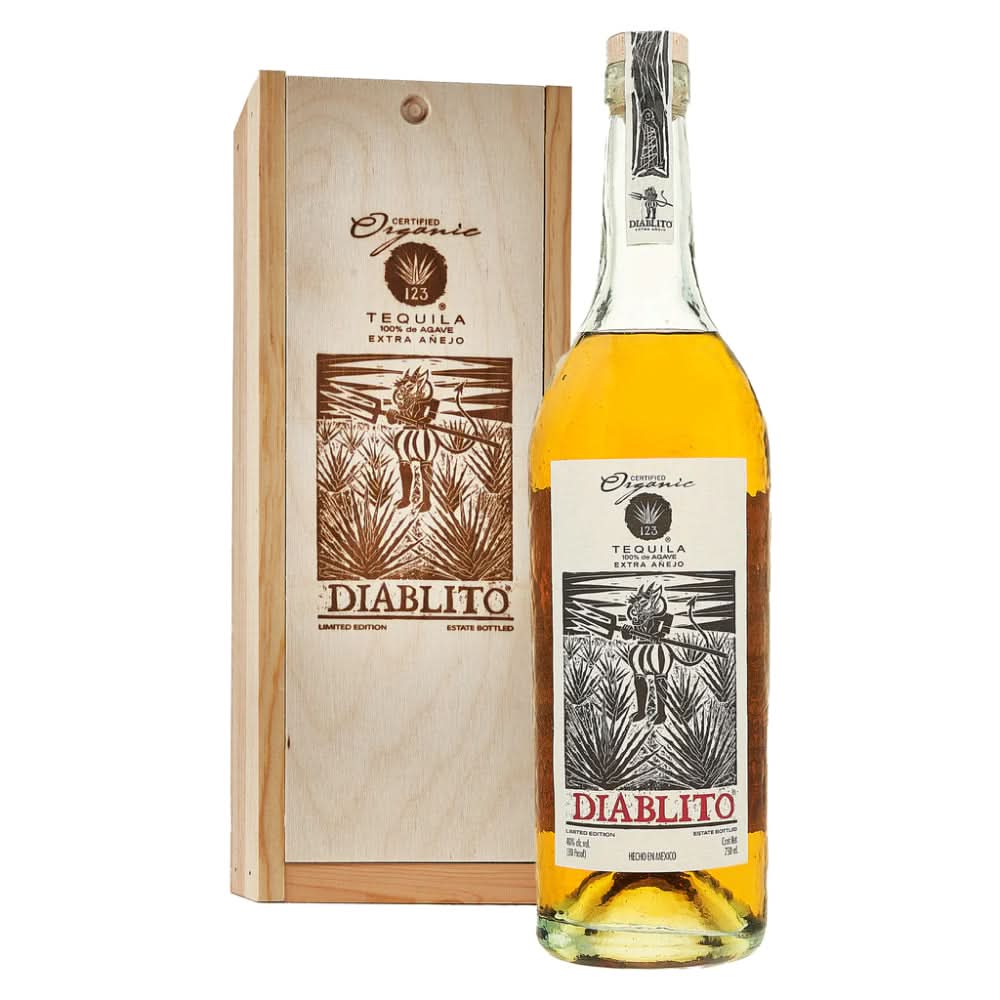 123 Organic Extra Añejo Tequila Diablito