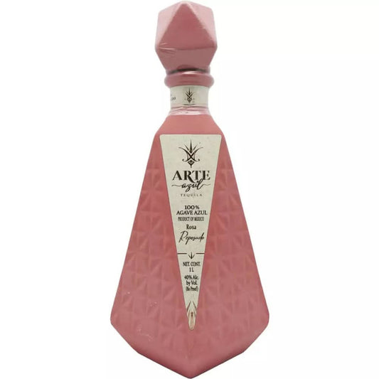 Arte Azul Ceramic Pink Rosa Reposado Tequila 1L