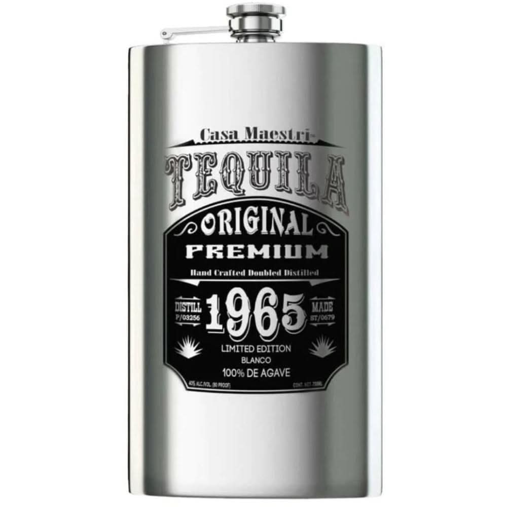 Casa Maestri Flask Blanco Tequila