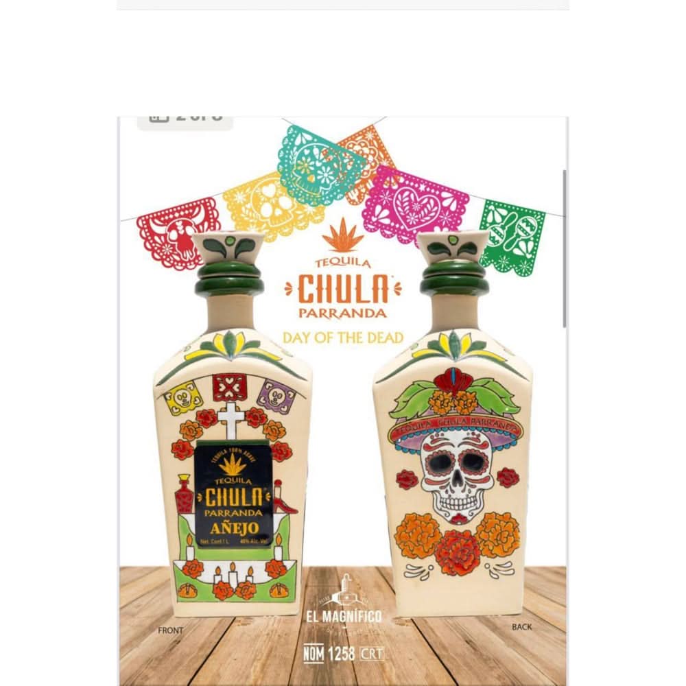 Chula Parranda Anejo Teuquila Dia de los Muertos Edition 1L