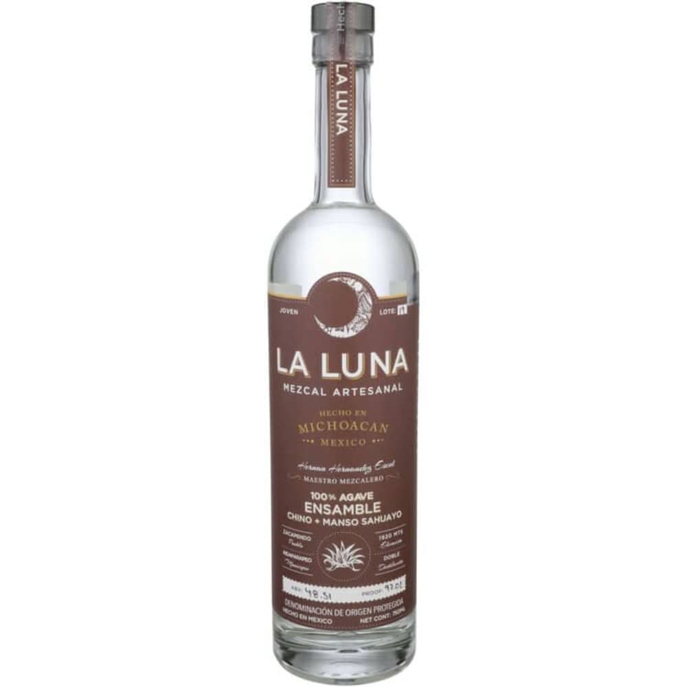 La Luna Mezcal Joven Ensamble Chino  Manso Sahuayo Tequila