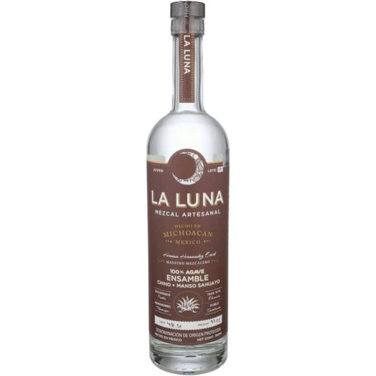 La Luna Mezcal Joven Ensamble Chino  Manso Sahuayo Tequila