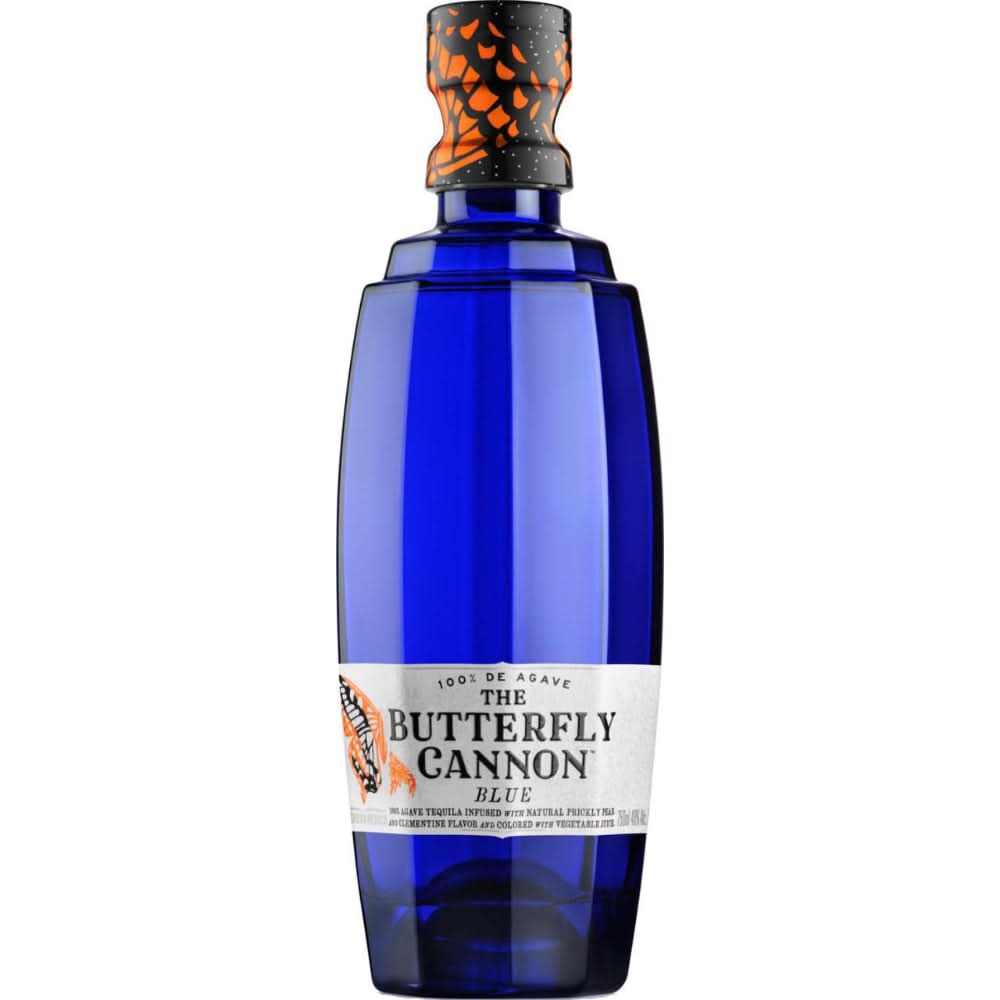 The Butterfly Cannon Blue Color-Changing Tequila