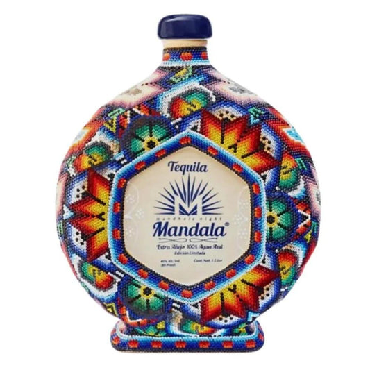 Tequila Mandala Extra Anejo Arte Huichol 1L